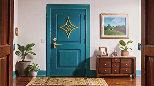 ユニークなデザインのノブ