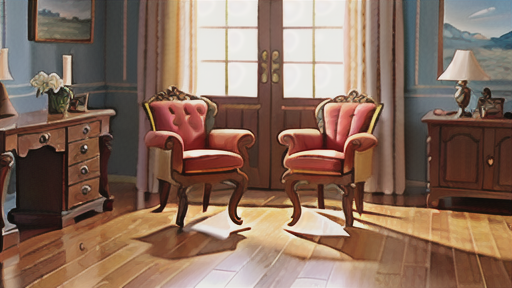 家具の特徴:カブリオールレッグと彫刻