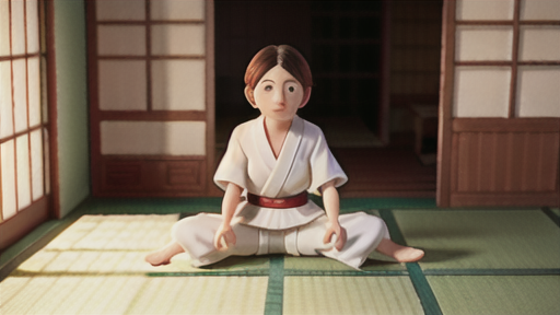 和室に吹寄せ障子を採り入れる