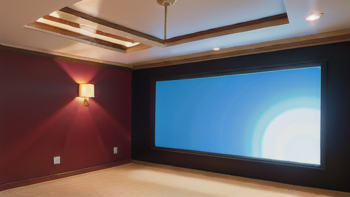 映写スクリーンを設置する際の注意点