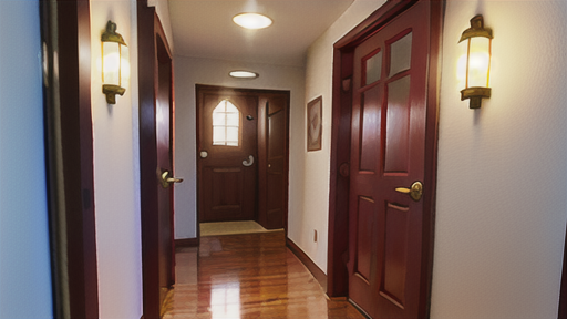 車椅子でも安心な廊下