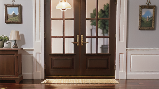 特殊な両開きドア:親子ドア