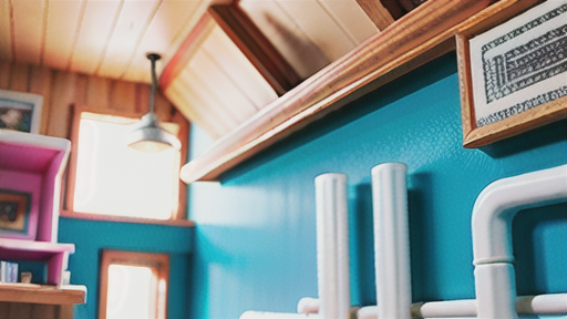 塩ビ管を活用したインテリアアイディア