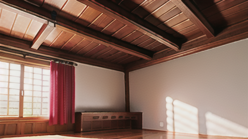 雪見障子を使った開放的な空間作り