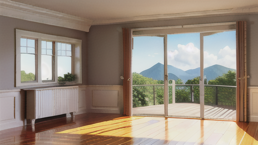 横軸回転窓の設置例