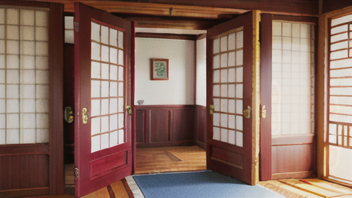 浅黄幕の色と柄