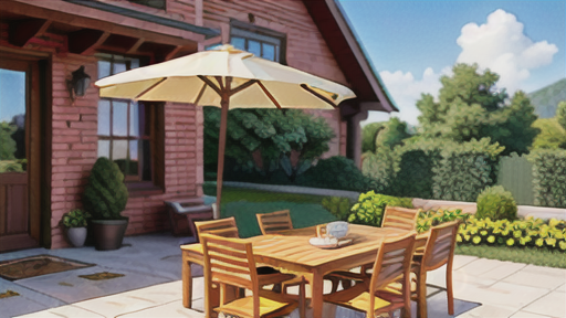 パティオで楽しむコミュニケーション