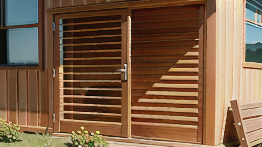 木製回転ルーバー式窓の特徴