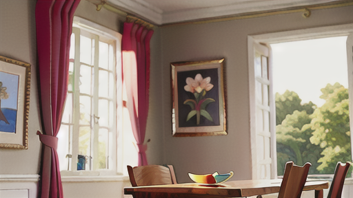 ピッチを活かして窓辺をスタイリッシュに演出