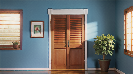 鎧戸とガラリ戸・ルーバードアの違い